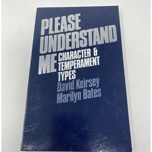 Please Understand Me Temperament & Character Types Book